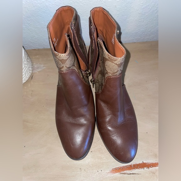 COACH ZIP UP BOOTS - Picture 2 of 4